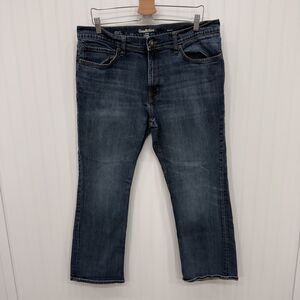 Goodfellow & Co Men's 38Wx30L Blue Cotton Stretch Classic Bootcut Denim Jeans